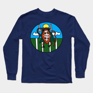 football cat witch Long Sleeve T-Shirt